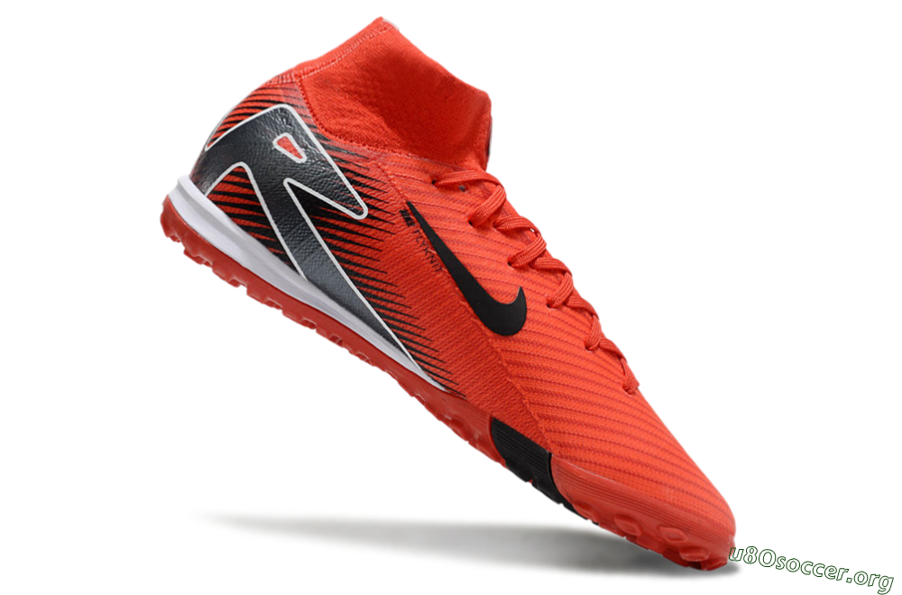 Nike Air Zoom Mercurial Superfly 10 Elite TF Football Shoes - Red/Black/White 4