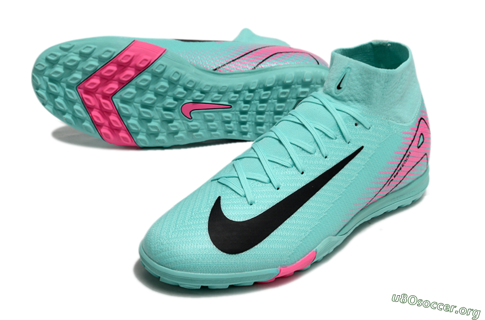 Nike Air Zoom Mercurial Superfly 10 Elite TF Football Shoes - Jade/Red/Black 0