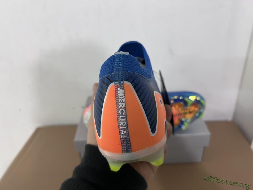 Nike Air Zoom Mercurial Vapor 16 Elite FG Football Boots - Blue/White/Orange