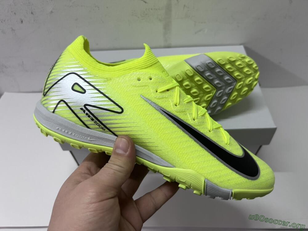 Nike Air Zoom Mercurial Vapor 16 Elite TF Football Shoes - Yellow/Black/White
