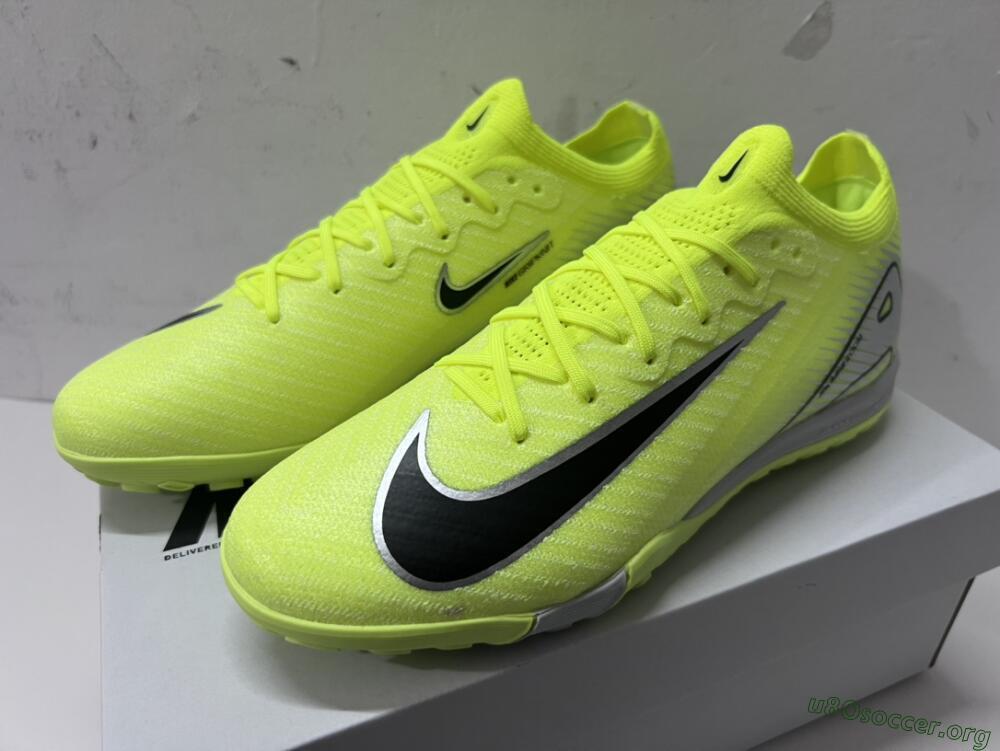 Nike Air Zoom Mercurial Vapor 16 Elite TF Football Shoes - Yellow/Black/White