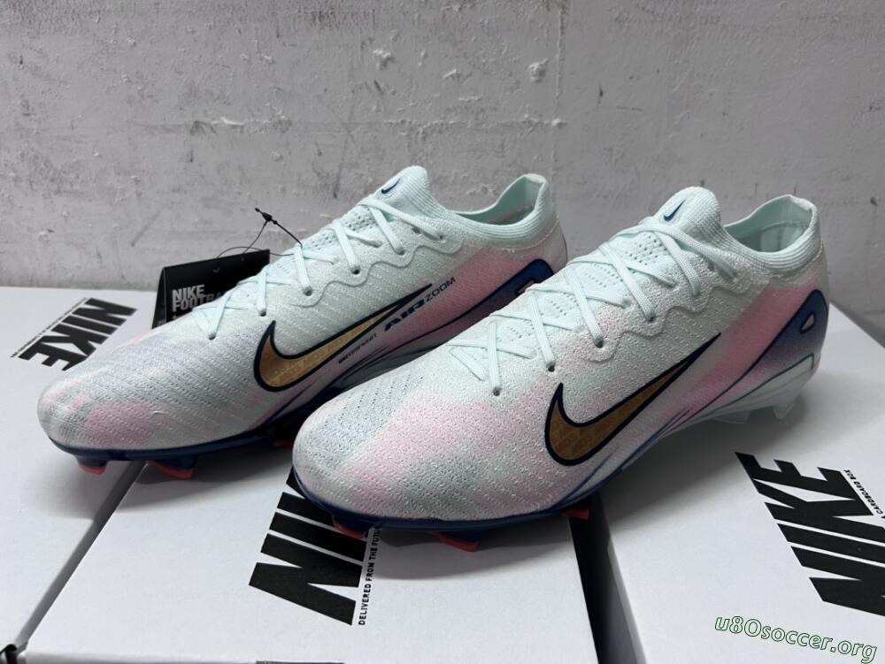 Nike Air Zoom Mercurial Vapor 16 Elite FG Football Boots - Jade/Gold/Pink/Blue