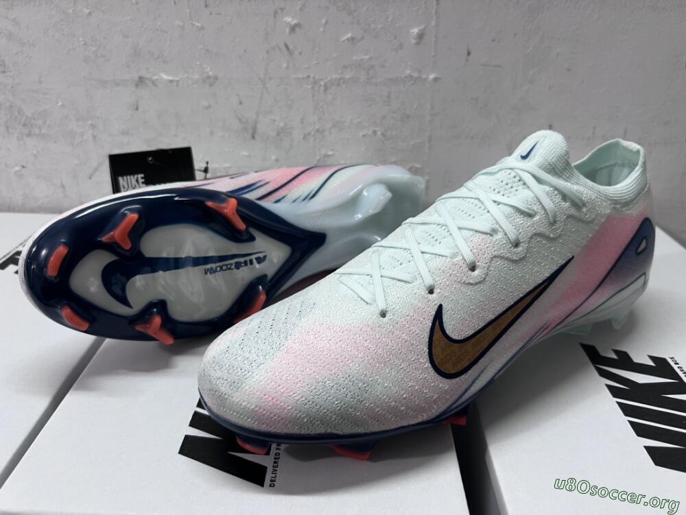 Nike Air Zoom Mercurial Vapor 16 Elite FG Football Boots - Jade/Gold/Pink/Blue