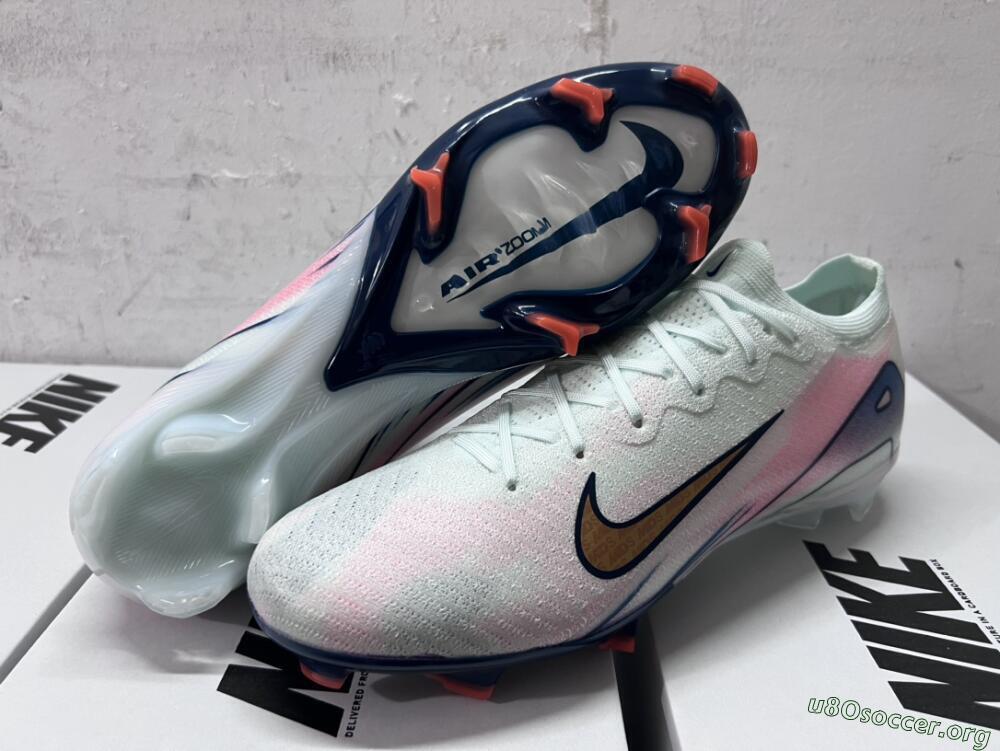 Nike Air Zoom Mercurial Vapor 16 Elite FG Football Boots - Jade/Gold/Pink/Blue