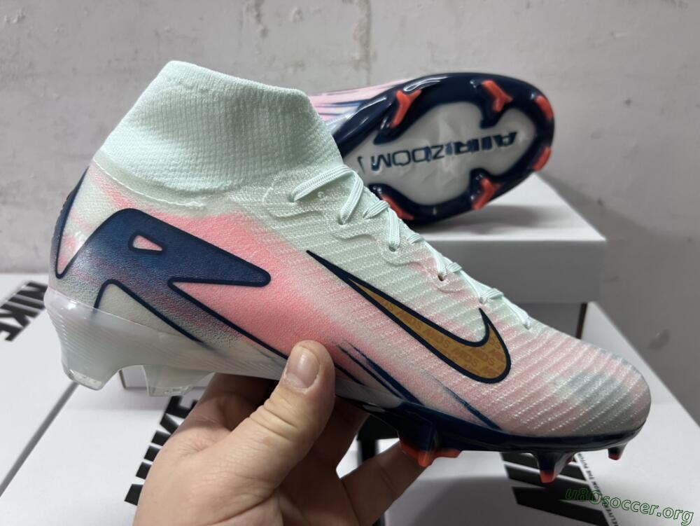 Nike Air Zoom Mercurial Superfly 10 Elite FG Football Boots - Jade/Pink/Gold