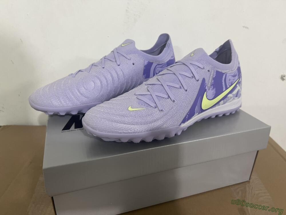 Nike Phantom GX 2 Elite TF Football Shoes - Purple/Yellow/White