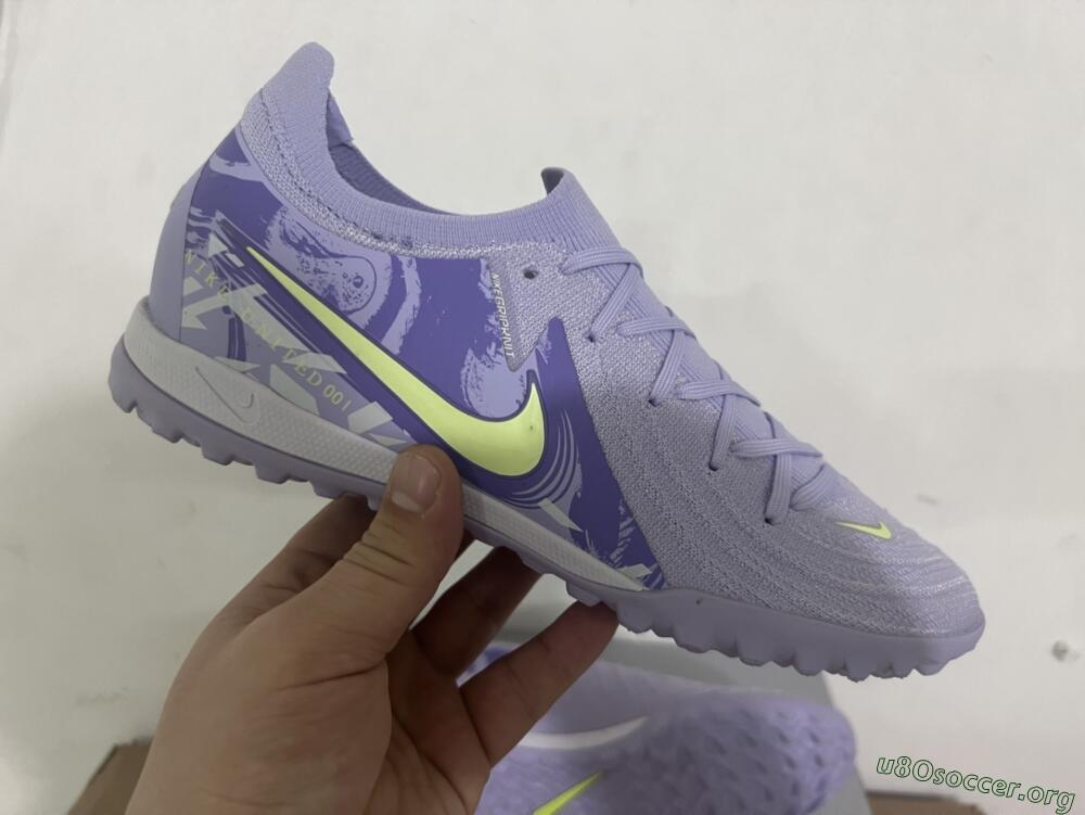 Nike Phantom GX 2 Elite TF Football Shoes - Purple/Yellow/White