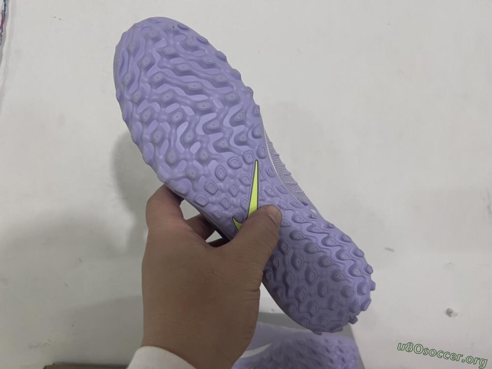 Nike Phantom GX 2 Elite TF Football Shoes - Purple/Yellow/White