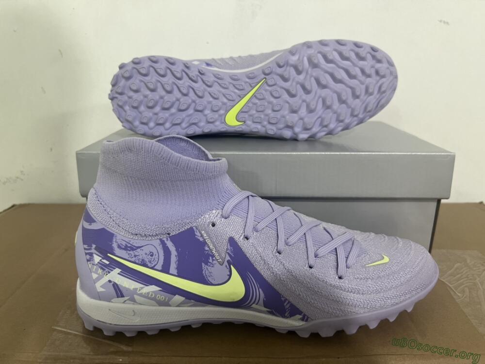 Nike Phantom Luna Elite TF Football Shoes - Purple/Yellow/White