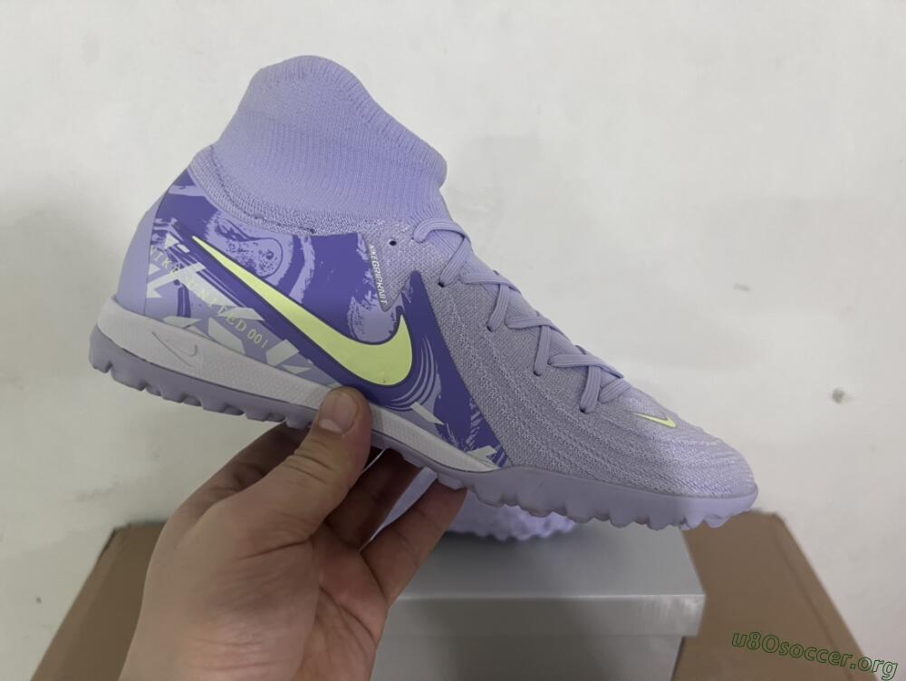 Nike Phantom Luna Elite TF Football Shoes - Purple/Yellow/White
