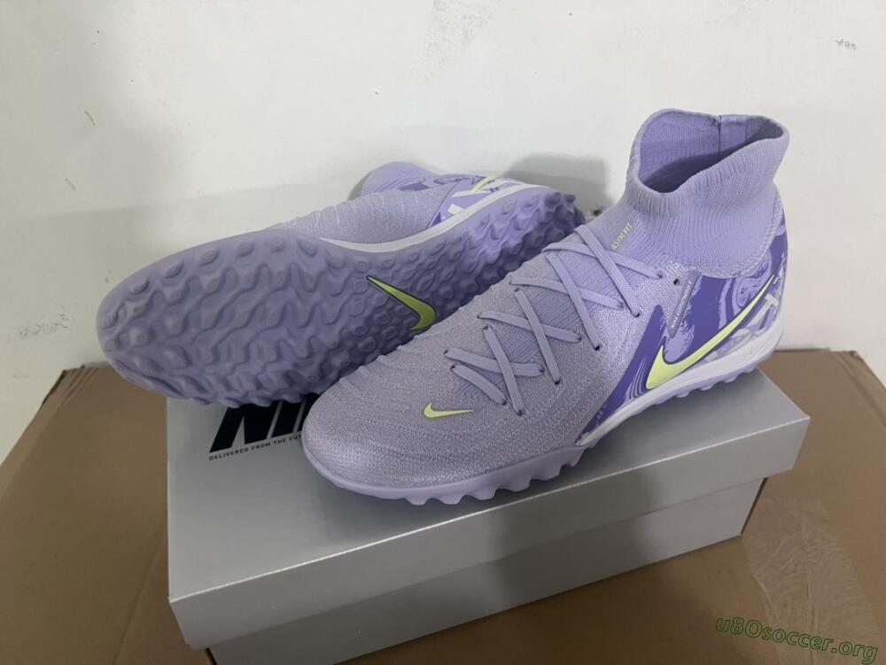 Nike Phantom Luna Elite TF Football Shoes - Purple/Yellow/White