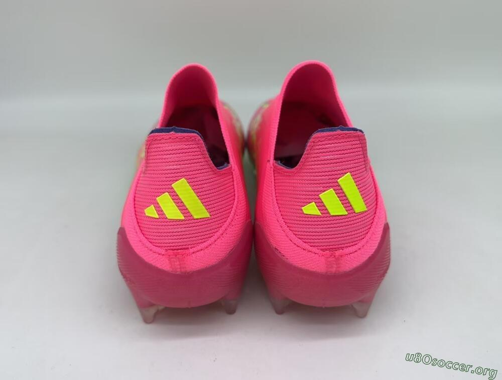 Adidas F50 Elite Laceless FG Football Boots - Red/Yellow/Blue
