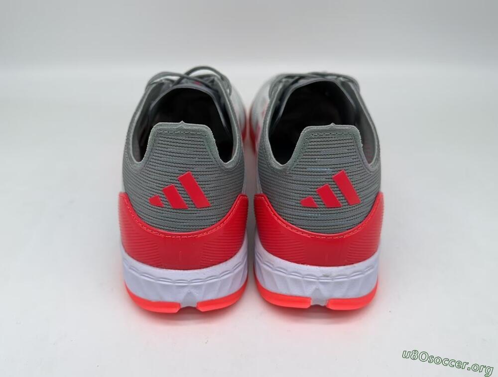 Adidas F50 Pro TF Football Shoes - White/Silver/Red
