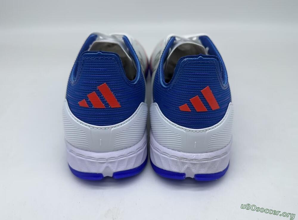 Adidas F50 Pro TF Football Shoes - White/Red/Blue