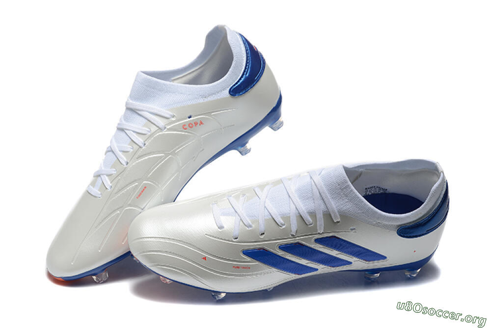 Adidas Copa Pure 2 FG Football Boots - Silver/Blue/Red 6