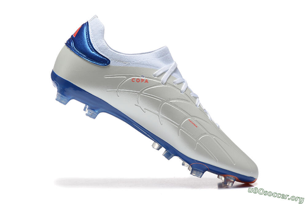 Adidas Copa Pure 2 FG Football Boots - Silver/Blue/Red 7