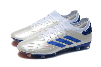 Adidas Copa Pure 2 FG Football Boots - Silver/Blue/Red