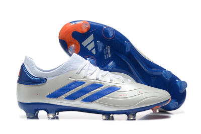 Adidas Copa Pure 2 FG Football Boots - Silver/Blue/Red