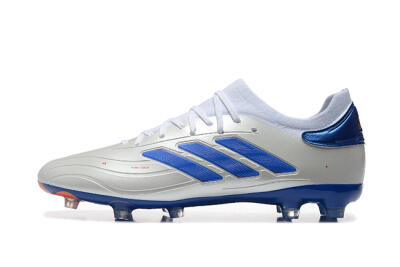 Adidas Copa Pure 2 FG Football Boots - Silver/Blue/Red