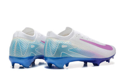 Nike Air Zoom Mercurial Vapor 16 Elite FG Football Boots - White/Purple/Blue
