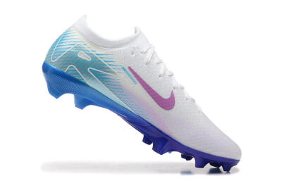 Nike Air Zoom Mercurial Vapor 16 Elite FG Football Boots - White/Purple/Blue