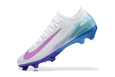 Nike Air Zoom Mercurial Vapor 16 Elite FG Football Boots - White/Purple/Blue