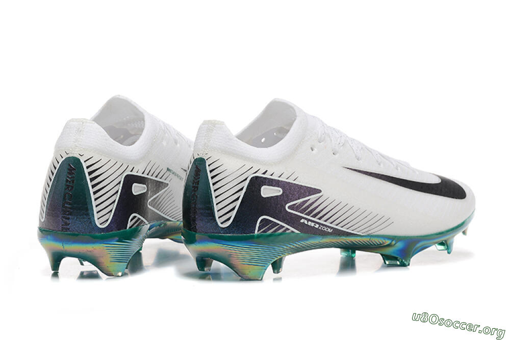 Nike Air Zoom Mercurial Vapor 16 Elite FG Football Boots - White/Black/Gold 9