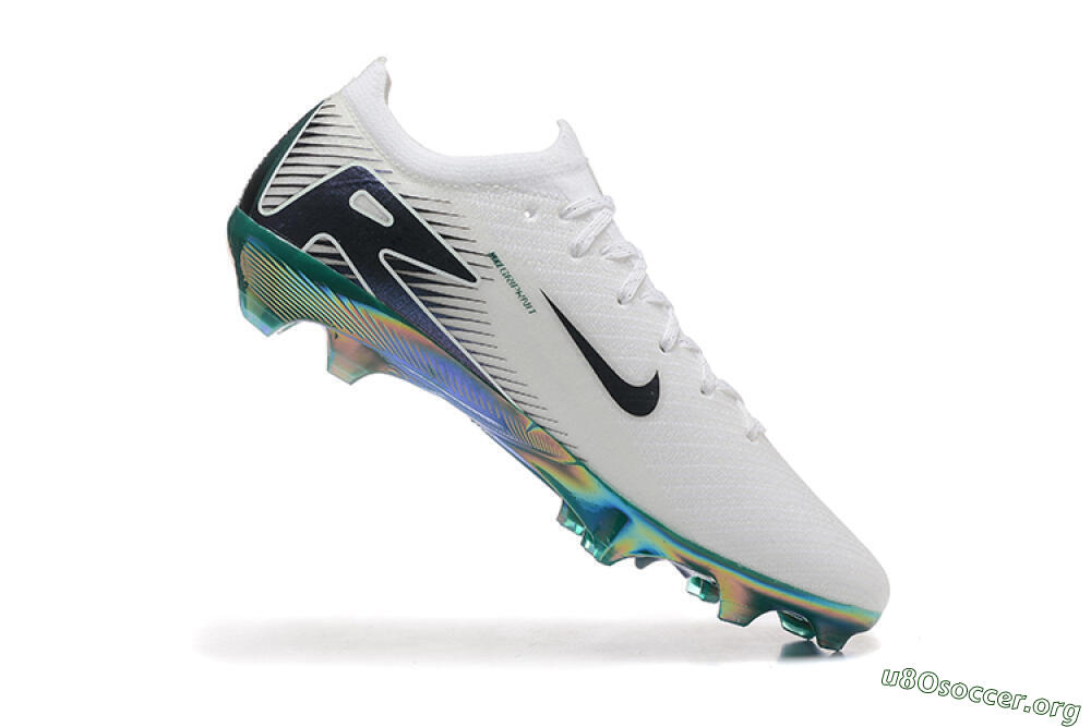 Nike Air Zoom Mercurial Vapor 16 Elite FG Football Boots - White/Black/Gold 7