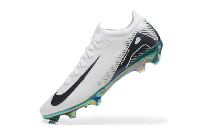 Nike Air Zoom Mercurial Vapor 16 Elite FG Football Boots - White/Black/Gold