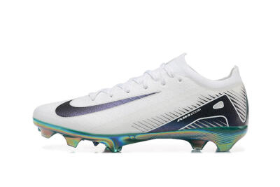 Nike Air Zoom Mercurial Vapor 16 Elite FG Football Boots - White/Black/Gold