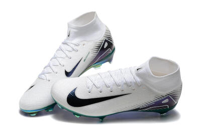 Nike Air Zoom Mercurial Superfly 10 Elite FG Football Boots - White/Blue/Gold