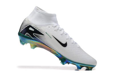 Nike Air Zoom Mercurial Superfly 10 Elite FG Football Boots - White/Blue/Gold