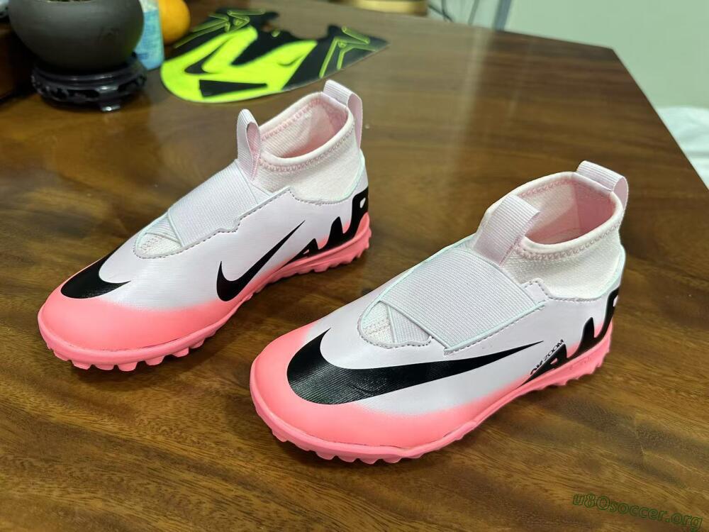 Nike Air Zoom Mercurial Superfly 9 Elite TF Football Shoes - Pink/Black