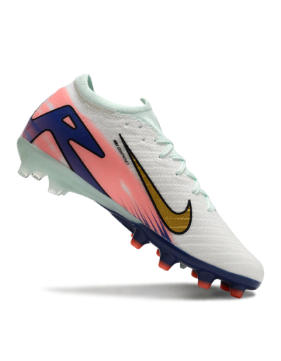 Nike Air Zoom Mercurial Vapor 16 Elite AG Football Boots - Jade/Gold/Blue