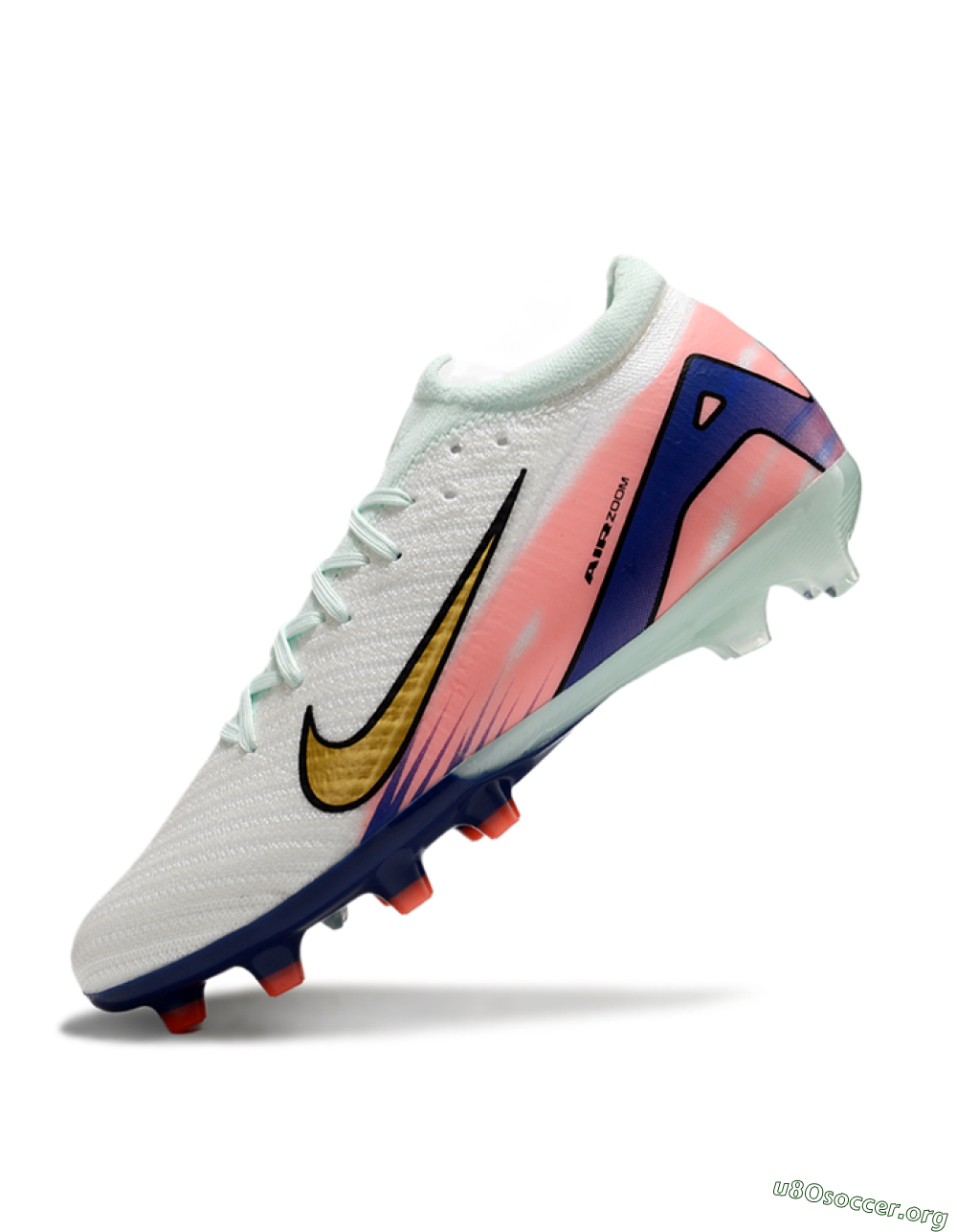 Nike Air Zoom Mercurial Vapor 16 Elite AG Football Boots - Jade/Gold/Blue 5
