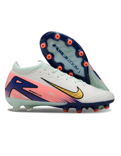 Nike Air Zoom Mercurial Vapor 16 Elite AG Football Boots - Jade/Gold/Blue
