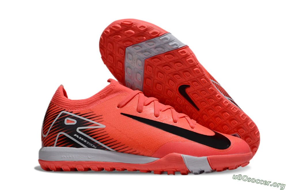 Nike Air Zoom Mercurial Vapor 16 Elite TF Football Shoes - Red/Black/White 2