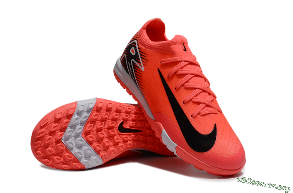 Nike Air Zoom Mercurial Vapor 16 Elite TF Football Shoes - Red/Black/White 0