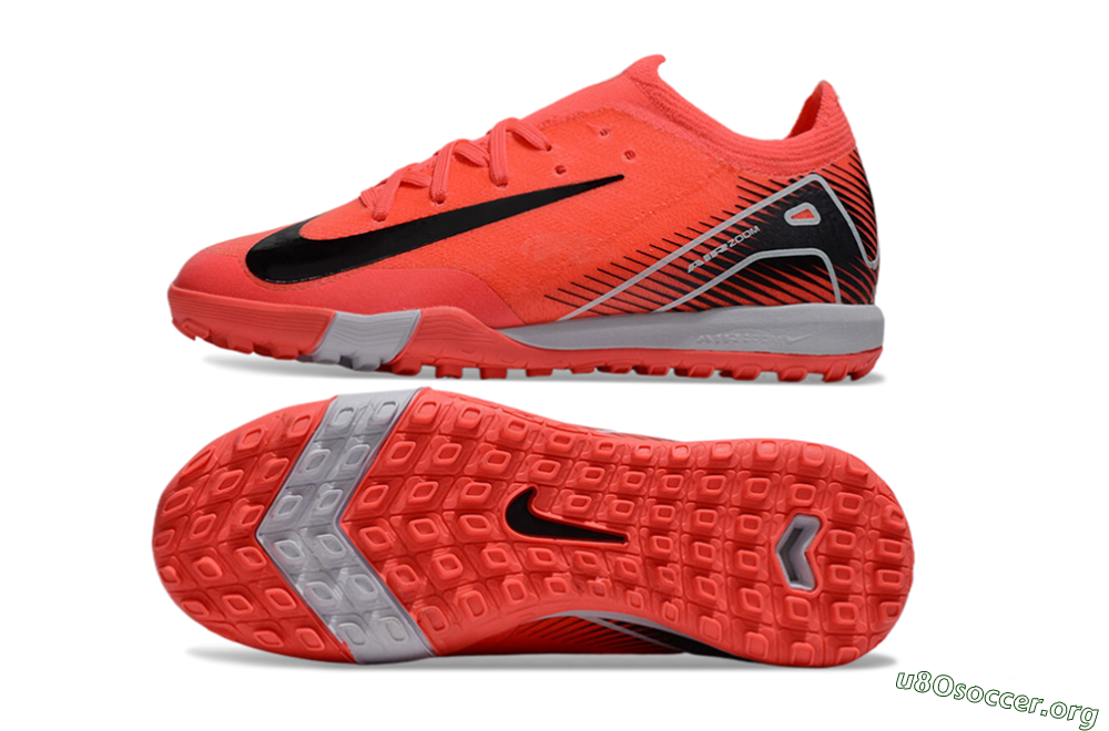 Nike Air Zoom Mercurial Vapor 16 Elite TF Football Shoes - Red/Black/White 1