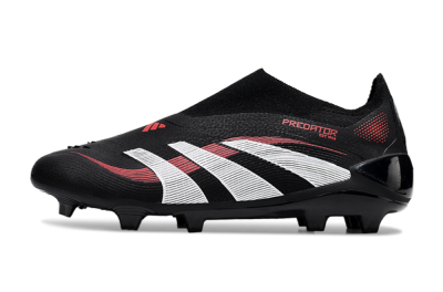Adidas Predator Elite Laceless FG Football Boots - Black/Red/White