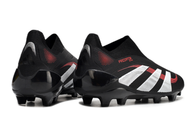 Adidas Predator Elite Laceless FG Football Boots - Black/Red/White
