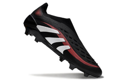 Adidas Predator Elite Laceless FG Football Boots - Black/Red/White