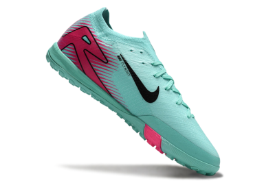 Nike Air Zoom Mercurial Vapor 16 Elite TF Football Shoes - Jade/Black/Red