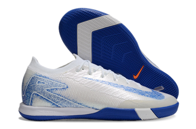 Nike Air Zoom Mercurial Vapor 16 Elite IC Football Shoes - Beige/Blue/White