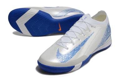 Nike Air Zoom Mercurial Vapor 16 Elite IC Football Shoes - Beige/Blue/White