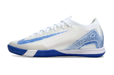 Nike Air Zoom Mercurial Vapor 16 Elite IC Football Shoes - Beige/Blue/White