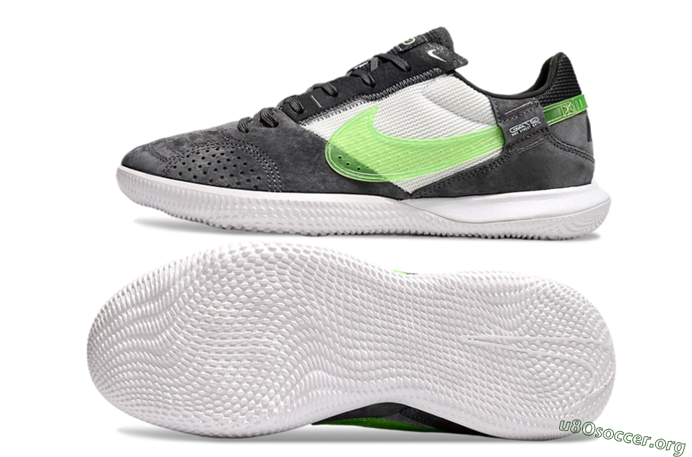 Nike Street Gato IC Football Shoes - Grey/Yellow/White 1