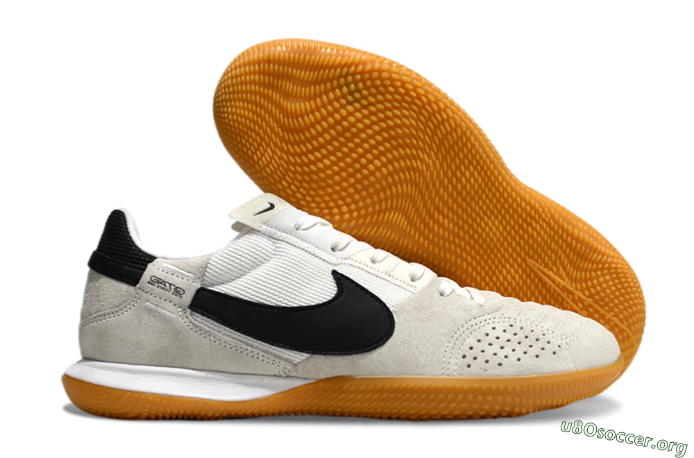 Nike Street Gato IC Football Shoes - Grey/Black/White 2