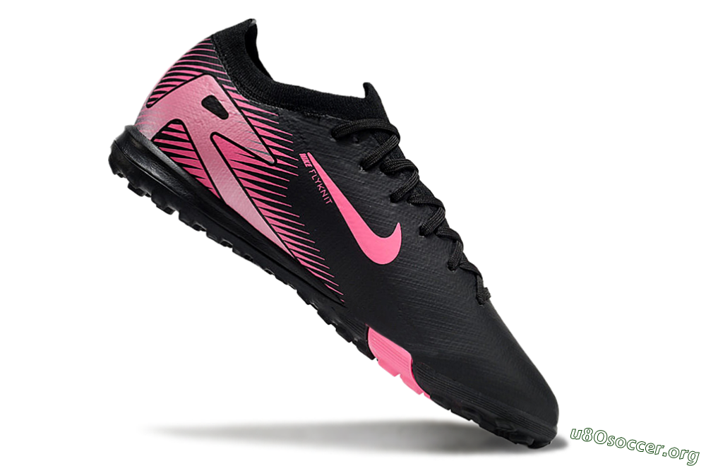 Nike Air Zoom Mercurial Vapor 16 Elite TF Football Shoes - Black/Pink 4