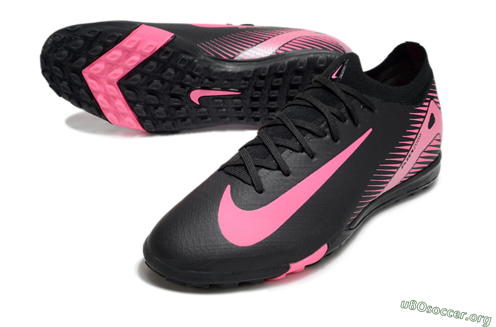 Nike Air Zoom Mercurial Vapor 16 Elite TF Football Shoes - Black/Pink 0